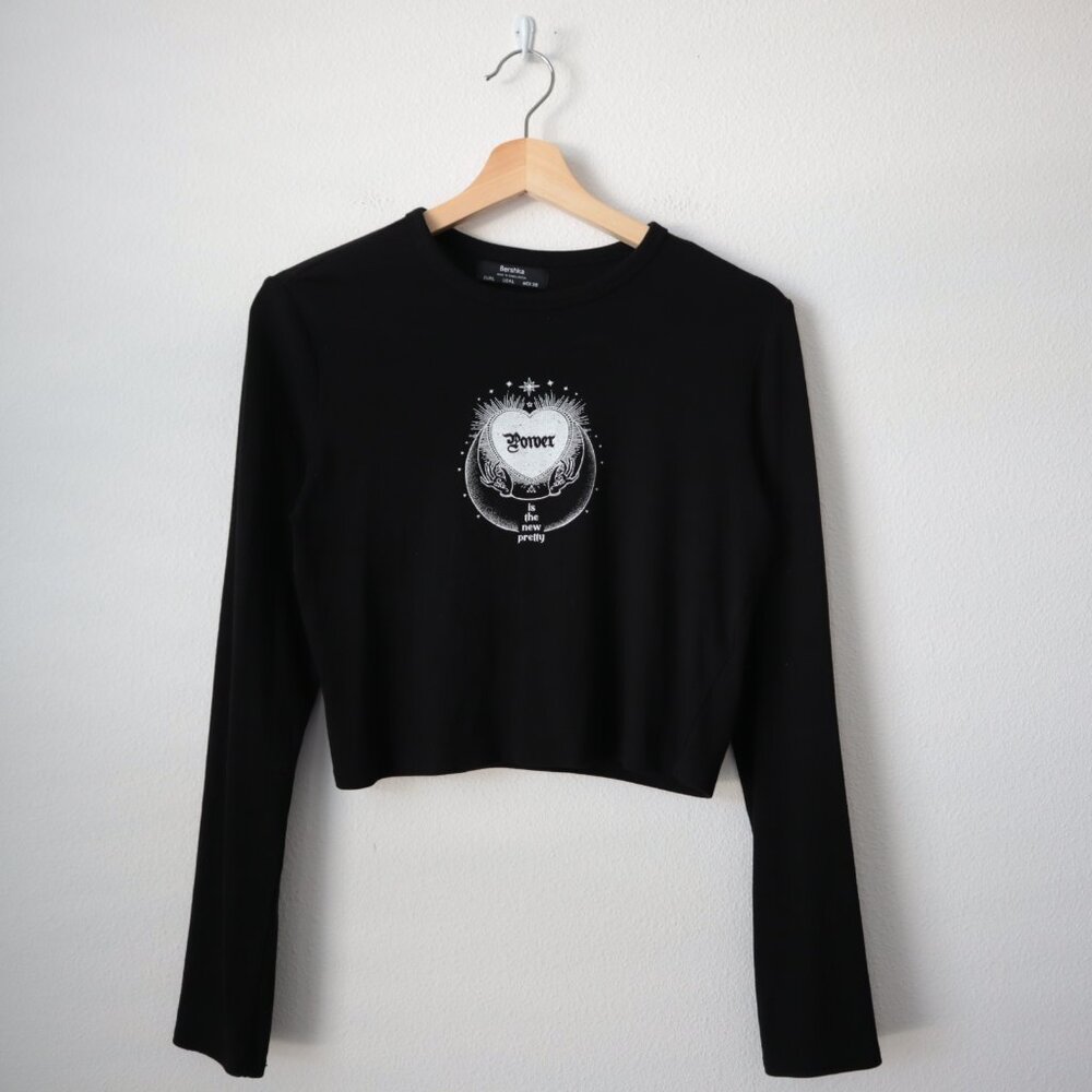 Bershka Power is the New Pretty Embroidered Top | L